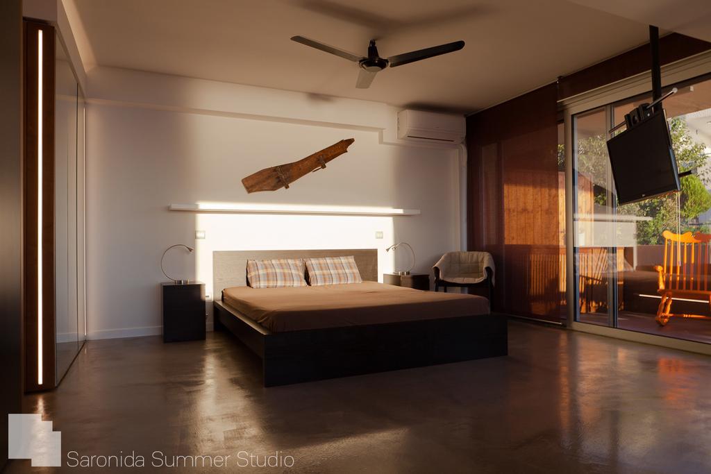 Saronida Summer Studio With Breathtaking View Lagonisi Esterno foto