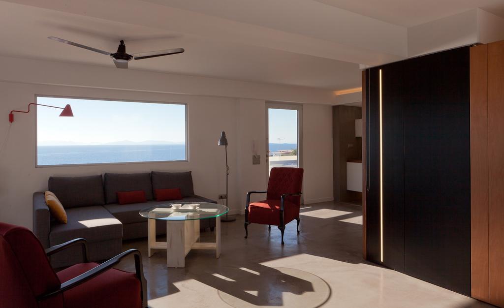 Saronida Summer Studio With Breathtaking View Lagonisi Esterno foto