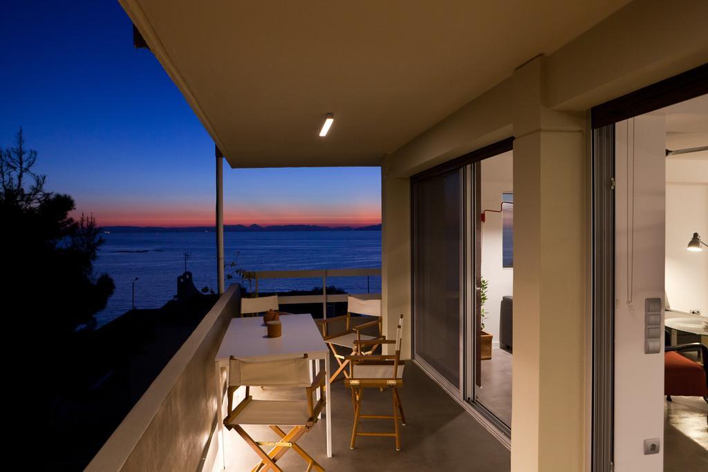 Saronida Summer Studio With Breathtaking View Lagonisi Esterno foto