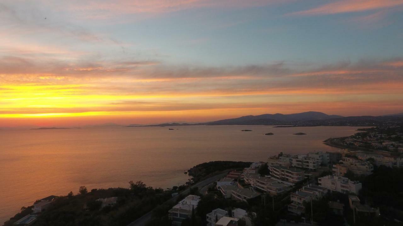 Saronida Summer Studio With Breathtaking View Lagonisi Esterno foto